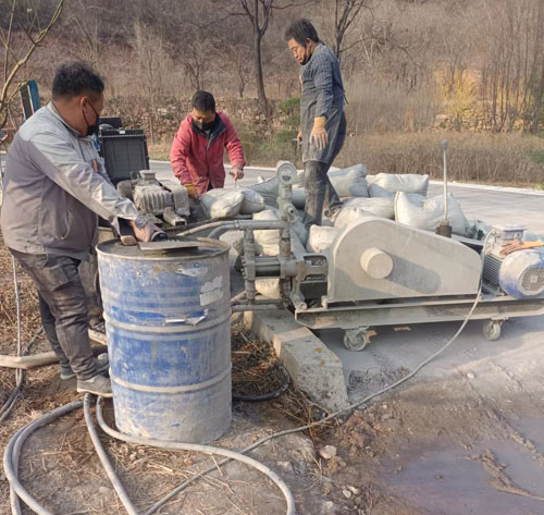 两当路面下沉注浆